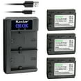 thumbnail image 1 of Kastar NP-FZ100 3-Pack Battery and LKD2 USB Charger Compatible with Sony Alpha 9 α9, Alpha A9 / ILCE-9, Alpha A 9, Alpha 9R α9R, Alpha A 9R, Alpha A9S α9S, Alpha A9 II A9II α9 II α9II Camera, 1 of 7