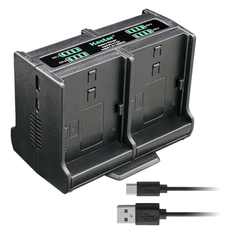 Kastar Quadruple Battery Charger Compatible with Canon PowerShot