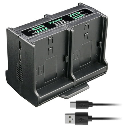 Kastar Quadruple Battery Charger Compatible with Sony NP-BD1 NP-FD1 Battery, Sony D Type Battery, Sony BC-CSD BC-CS3 Charger