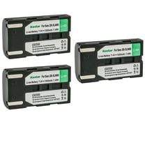 Kastar SB-LSM80 attery 3-Pack Replacement for Samsung SC-DC563, SC-DC564, SC-DC565, SC-DC575, VP-D351, VP-D352, VP-D353, VP-D354, VP-D355, VP-D361, VP-D362, VP-D363, VP-D364, VP-D365 Camera