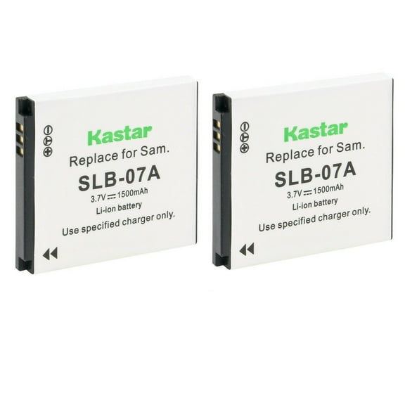 Kastar SLB-07A Battery 2-Pack Replacement for Samsung SLB-07, SLB-07A SLB07A, SLB-07B SLB07B, EA-SLB07 4302-001227 Battery, SBC-07A, SBC-L11 Charger, TL90, TL100, TL205, TL210, TL220, TL225 Camera