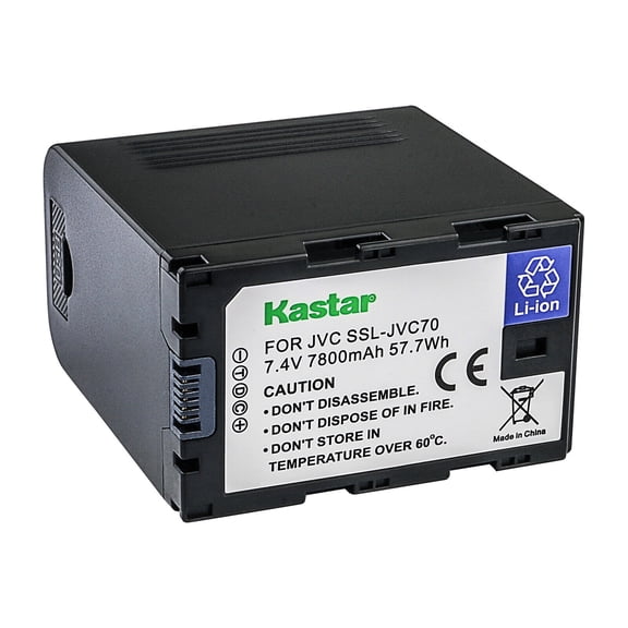 Kastar SSL-JVC70 Battery 1-Pack Replacement for JVC GY-HM660U, GY-HM660SC Cameras and DT-X Monitors Series, JVC SSLJVC50, JVC50, SSLJVC70, JVC70, SSLJVC75, JVC75, BN-S8I50, BNS8I50 Battery