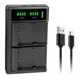 thumbnail image 1 of Kastar SSL-JVC70 LTD2 USB Battery Charger Replacement for JVC GY-HMQ10, GY-HMQ10E, GY-HM200, GY-HM200U, GY-HM200HW, GY-HM200SP, GY-HM200SP SPORTS, GY-HM250 GY-HM250SP Camera, 1 of 4