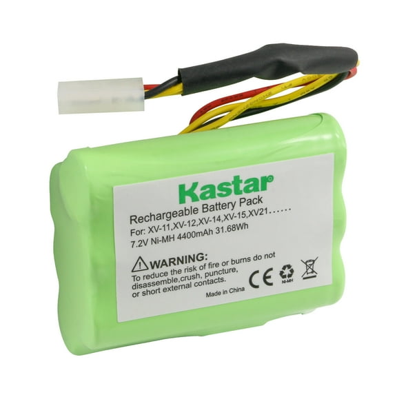 Kastar XV11 Battery (1 Pack), Ni-MH 7.2V 4400mAh, Replacement for Neato Robotics 945-0005, Neato Robotics 205-0001, Neato Robotics 945-0006, Neato Robotics 945-0024, Neato XV-11, Neato XV-12