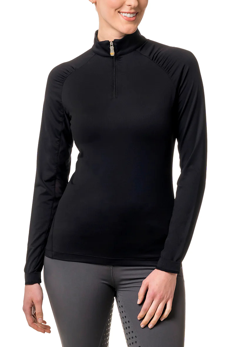Kastel Denmark Sonnenshirt Mit UPF 30+ – Langarm, Viertelreißverschluss, Atmungsaktiv