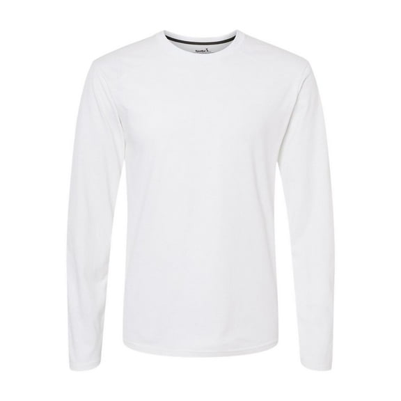 Kastlfel Unisex RecycledSoft Long Sleeve T-Shirt, M, White