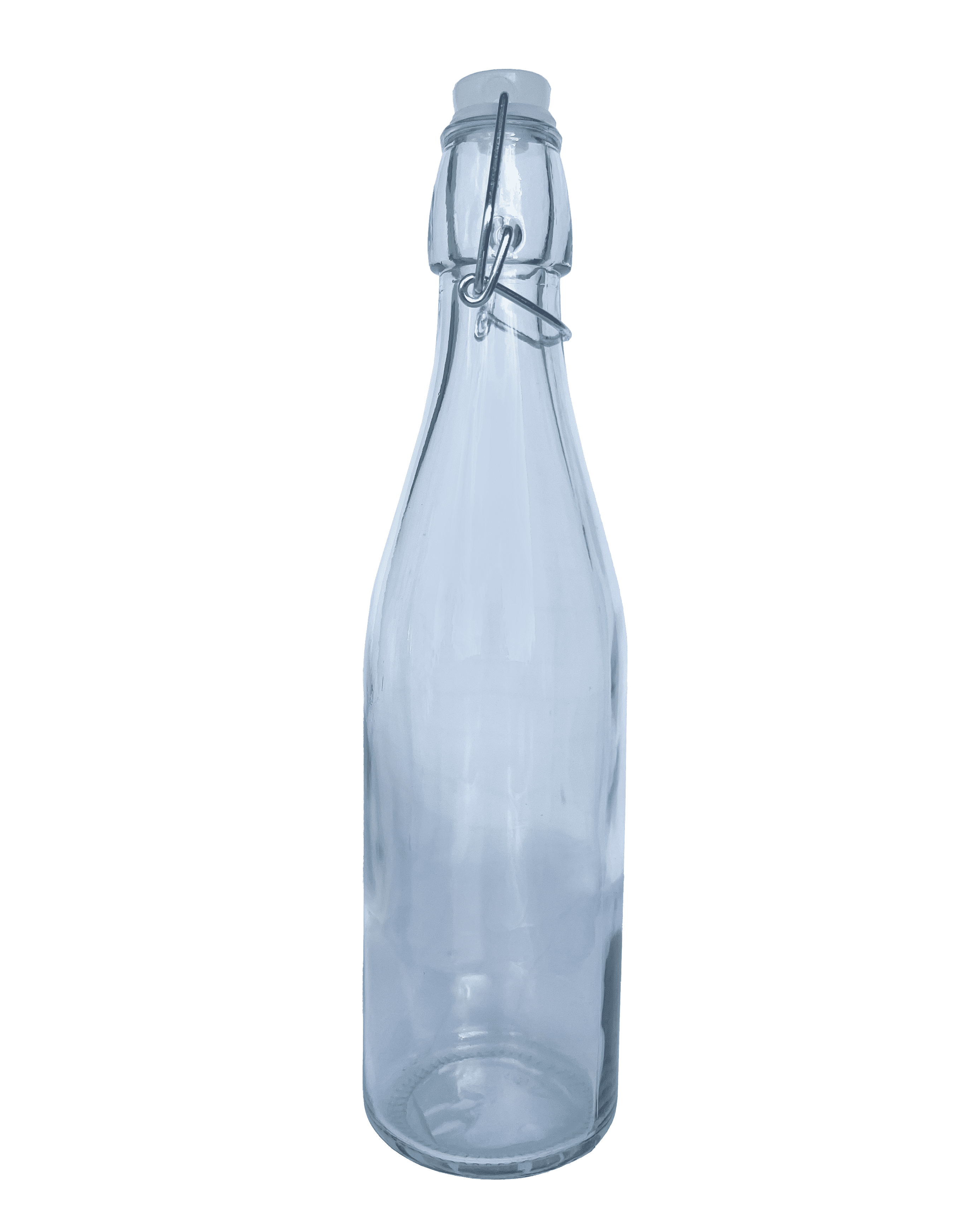 Kasulik Coquito Glass 16 oz Clear Bottle