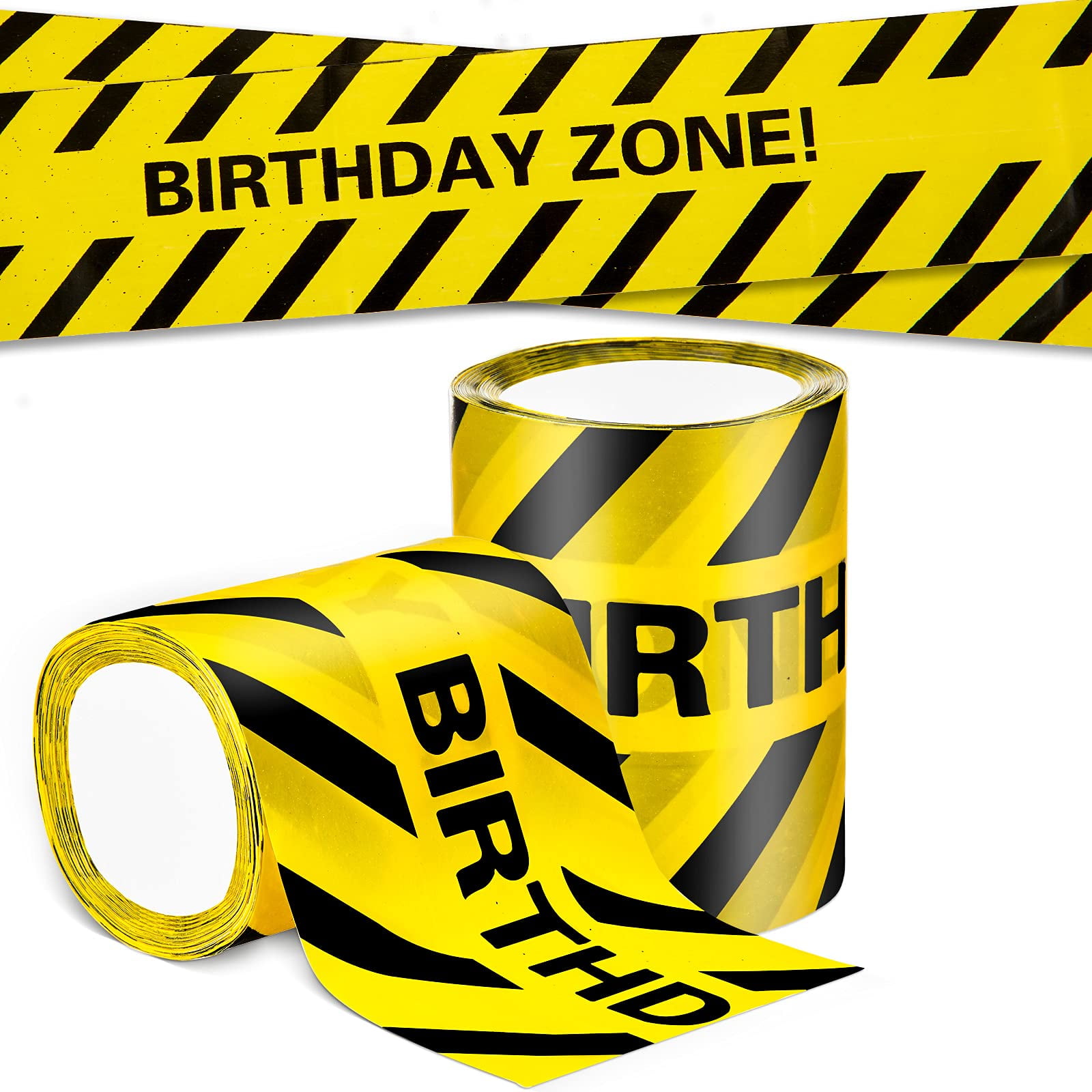 Kasyat 2 Rolls 132 DHF10 Feet Construction Party Tape Construction