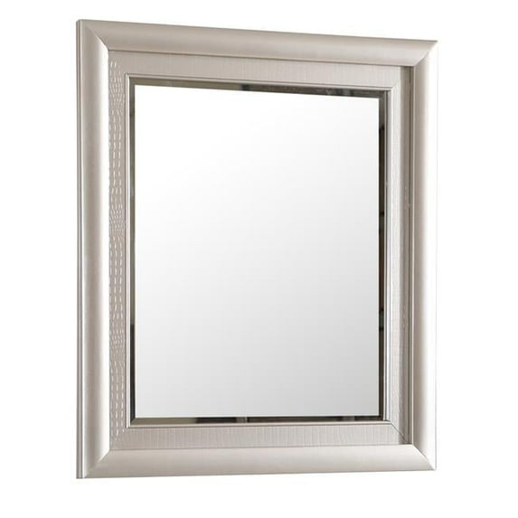 Kat 39 x 46 in. Modern Rectangle Framed Dresser Mirror