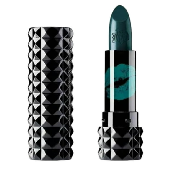 Kat Von D Limited Edition Studded Kiss Creme Lipstick - Deep Teal (Blue-Green) - 0.12 oz / 3.4 g