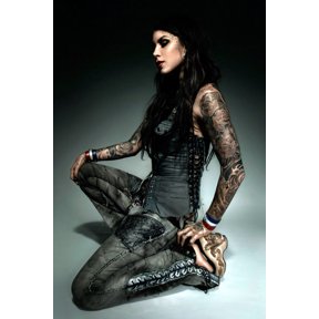 Kat Von D Poster Entertainment Decor Tattoos Art Poster 24x36 Unframed, Age: Adults, Rectangle Best Posters
