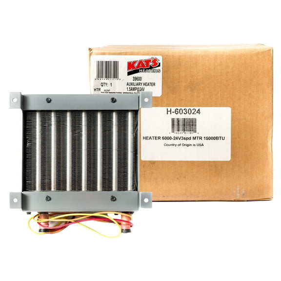 Kat's By Five Star Manufacturing 24 Volt Auxiliary Heater 1EA Part Number 39600