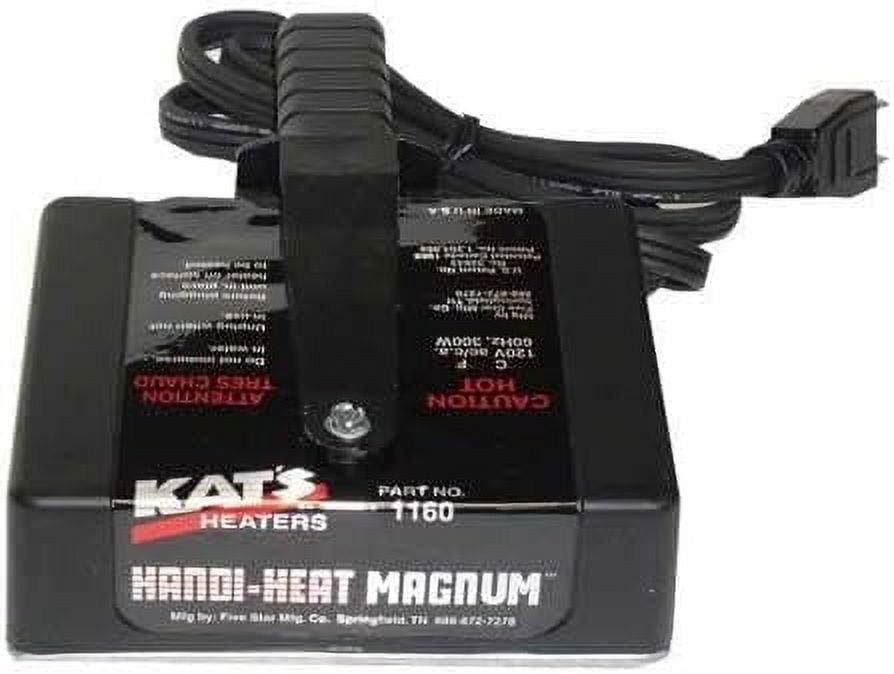 Kat's HandiHeat Magnum Heater 3" x 5" 300 Watt 120V