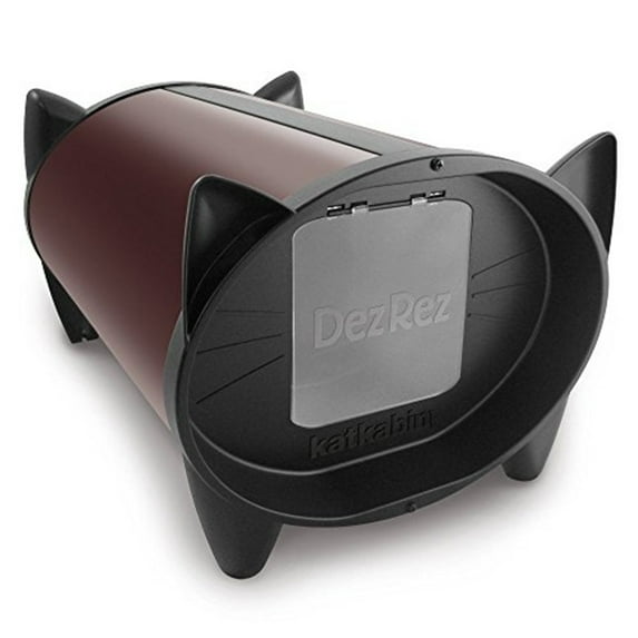 KatKabin Cat House in Chocolate Brown