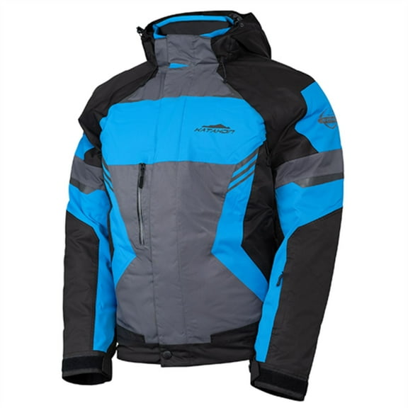 Katahdin Dagger Mens Snow Jacket Black/Gray/Blue XL