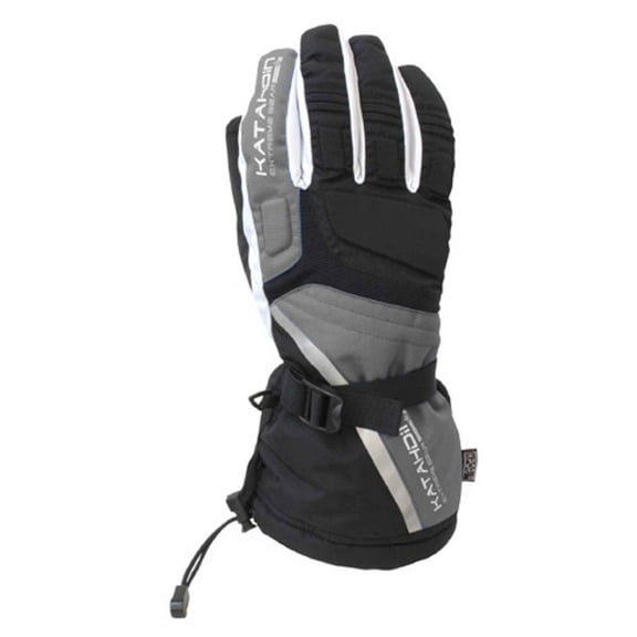 Katahdin Gear Cyclone Snowmobile Gloves Grey Adult Size XS