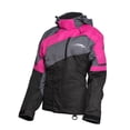 thumbnail image 1 of Katahdin Recon Womens Snow Jacket Black/Gray/Pink LG, 1 of 1