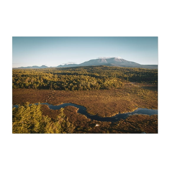 Katahdin Views 02 - Millinocket Maine Photography Unframed Wall Art Print 5 x 7 inches