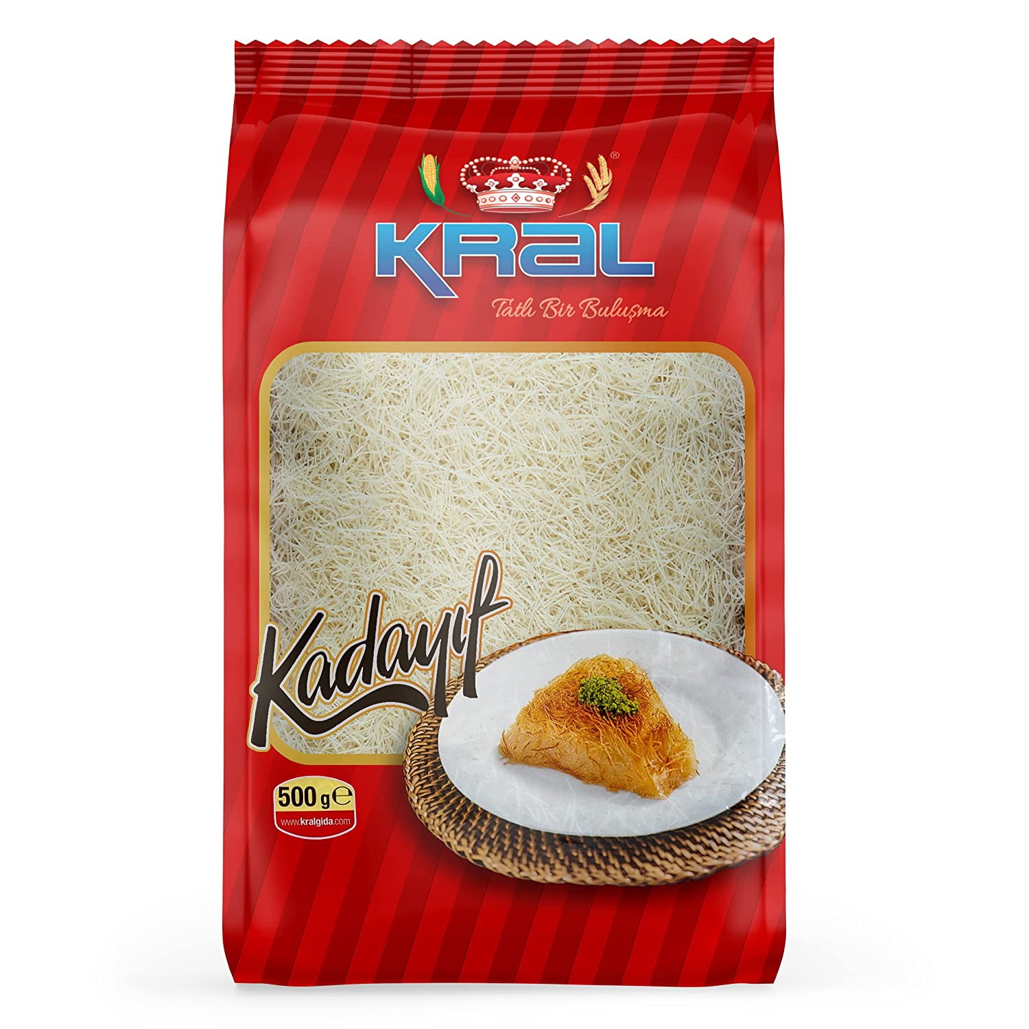 Kataifi Shredded Fillo Dough, Dried Kadayif Pastry Dough, Kataifi, One of the Most Popular Syrup