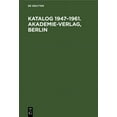 thumbnail image 1 of Katalog 1947-1961. Akademie-Verlag, Berlin (Hardcover), 1 of 1