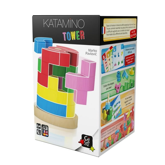 Katamino Tower | Wooden Puzzle Game