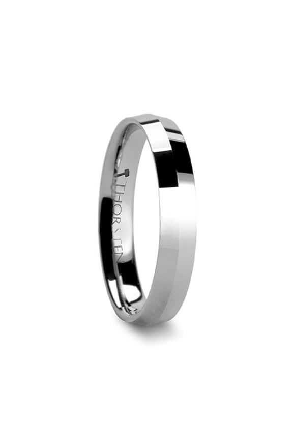 Katana Knife Edge Tungsten Carbide Wedding Ring