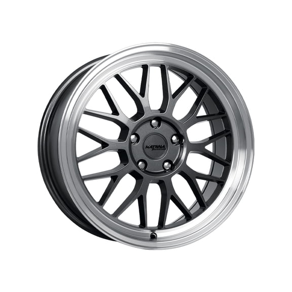Katana Racing KR06 Glossy Gun Metal Machine Lip 8-18