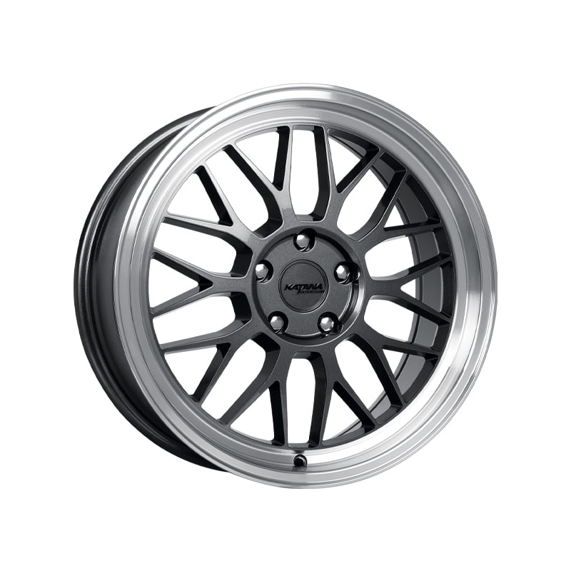 Katana Racing KR06 Glossy Gun Metal Machine Lip 8-18 - Walmart.com
