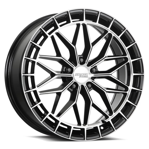 Katana Racing KR12 Glossy Black Machine Face 8.5-20