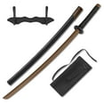 thumbnail image 1 of BJDJ Katana Sword high Toughness Polypropylene Performing Training (41") Brown Katana Practice Scabbard Cosplay Aikido (Brown), 1 of 9