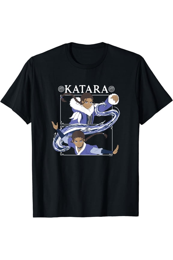 Katara Waterbending Master Panels T-Shirt, Unisex T-Shirt