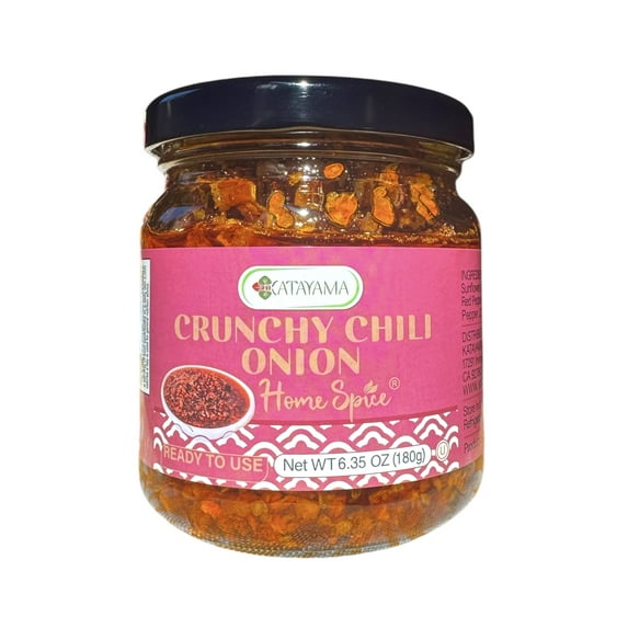 Katayama Crunchy Chili Onion 6.35oz – All-Natural- Bold Flavor- Pure Crunch