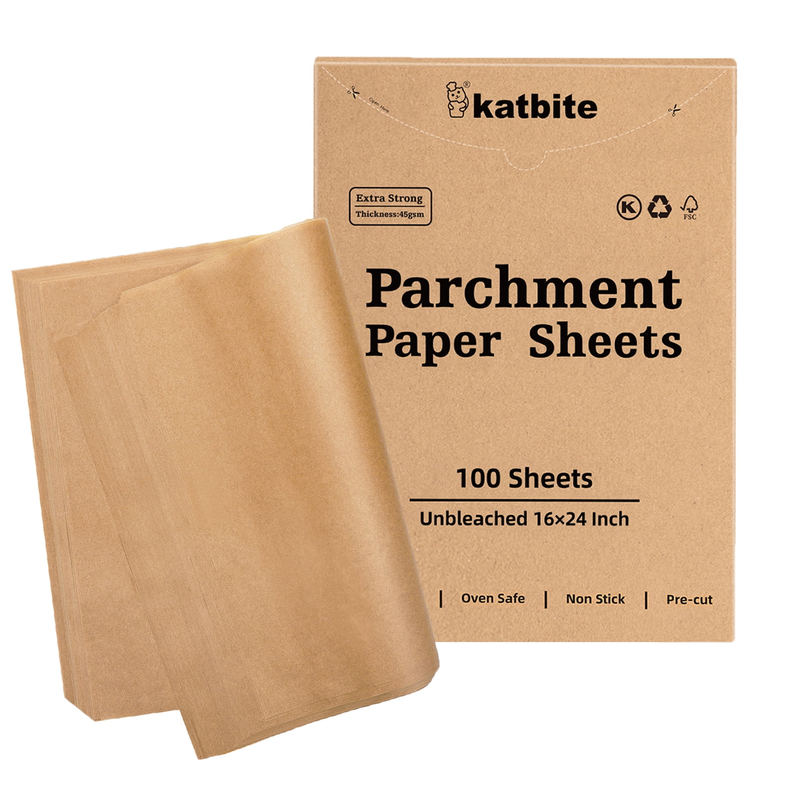 Great Value Non-Stick Parchment Paper, 50 sq ft 