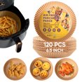 Katbite 120PCS 6.5" Air Fryer Paper Liner, Nonstick Air Fryer