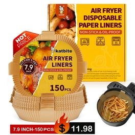 https://i5.walmartimages.com/seo/Katbite-150PCS-Air-fryer-Dispasable-Paper-Liner-7-9inch-Non-Stick-Parchment-Airfryer-Liners-Oil-Proof-Unbleached-Baking-Paper_bc69a071-615c-4baa-96b1-cf752c48b3a5.0a3a7b40e1281b72469dff2eb6341b57.jpeg?odnHeight=264&odnWidth=264&odnBg=FFFFFF