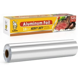 Rhino Aluminum Heavy Duty Aluminum Foil | Rhino 12 x 350 sf Long Roll, 25  Microns Thick | Commercial Grade & Extra Thick, Strong Enough for Food
