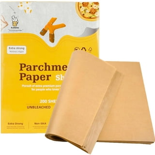 Katbite 15in x 242ft, 300 Sq.Ft Unbleached Parchment Paper Roll