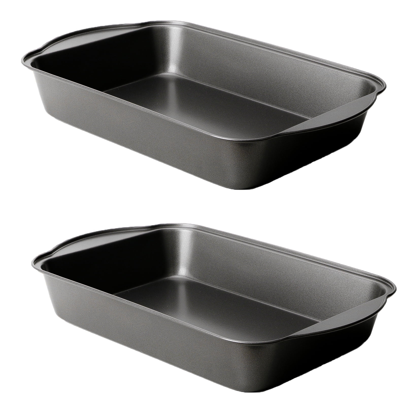 Katbite Kitchen Nonstick 2pcs Baking Pans, Deep Cake Pans for Bread