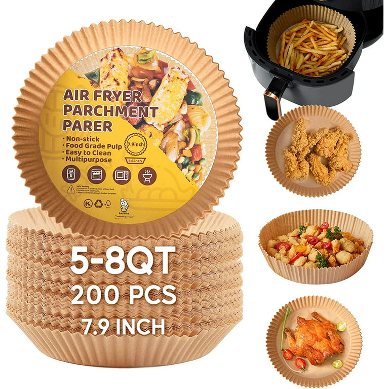 https://i5.walmartimages.com/seo/Katbite-7-9-Inch-200PCS-Air-Fryer-Liners-Non-Stick-Parchment-Paper-for-5-8-QT-Air-Fryer-Basket_ac0bd951-6f39-4314-b18e-8f44cbe42060.6d7625a4a62e2a792c5e97d4f8bb0f08.jpeg?odnHeight=768&odnWidth=768&odnBg=FFFFFF