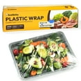 thumbnail image 1 of Katbite Plastic Wrap Roll, 18 in x 2000 ft (3000 sq ft), Clear Food Wrap, With Removable Slide Cutter, 1 of 10