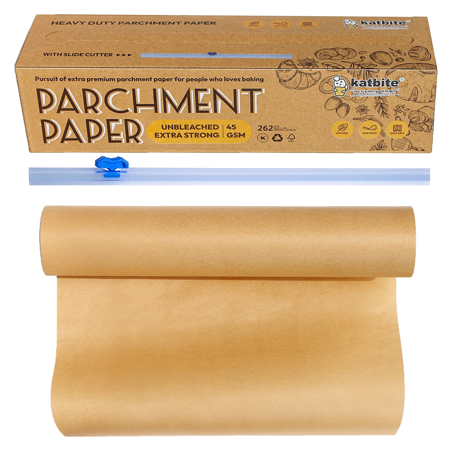 Non Stick Parchment Roll For Baking And Cooking Perfect For