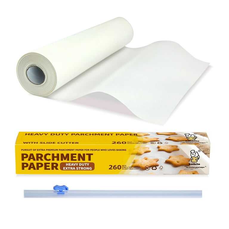 Katbite 200Pcs 8 Inch Parchment Paper Rounds, Unbleached & Non-stick,  Precut Parchment Circles for Spring Pan, Storage/Freezing Hamburger Patties