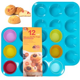 Muffin Pan 12 Cupcake Pan Nonstick Brownie Bakeware Muffin - Temu