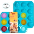 thumbnail image 1 of Katbite Silicone Muffin Pan Cupcake Pans 12 Cups Non-stick BPA Free Cupcake Pans, 1 of 10