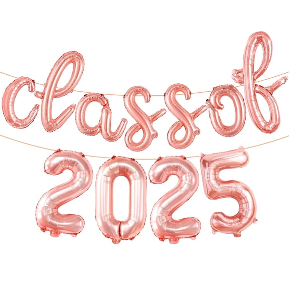 KatchOn, Black Class of 2026 Balloons Banner - Script, 16 Inch | 2026 Balloons Graduation, Graduation Decorations 2026 | Class 2026 Decoration, Class of 2026 Sign
