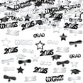 thumbnail image 1 of KatchOn, Congrats Grad Confetti 2026 - Pack of 1300 | Black and Silver Graduation Table Decorations | Graduation Decorations 2026 | Grad Confetti Class of 2026, 1 of 7
