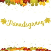KatchOn, Glitter Happy Friendsgiving Banner - 10 Feet, No DIY | Happy Friendsgiving Sign | Friendsgiving Party Decorations | Friendsgiving Sign, Friendsgiving Decorations | Happy Friendsgiving Décor