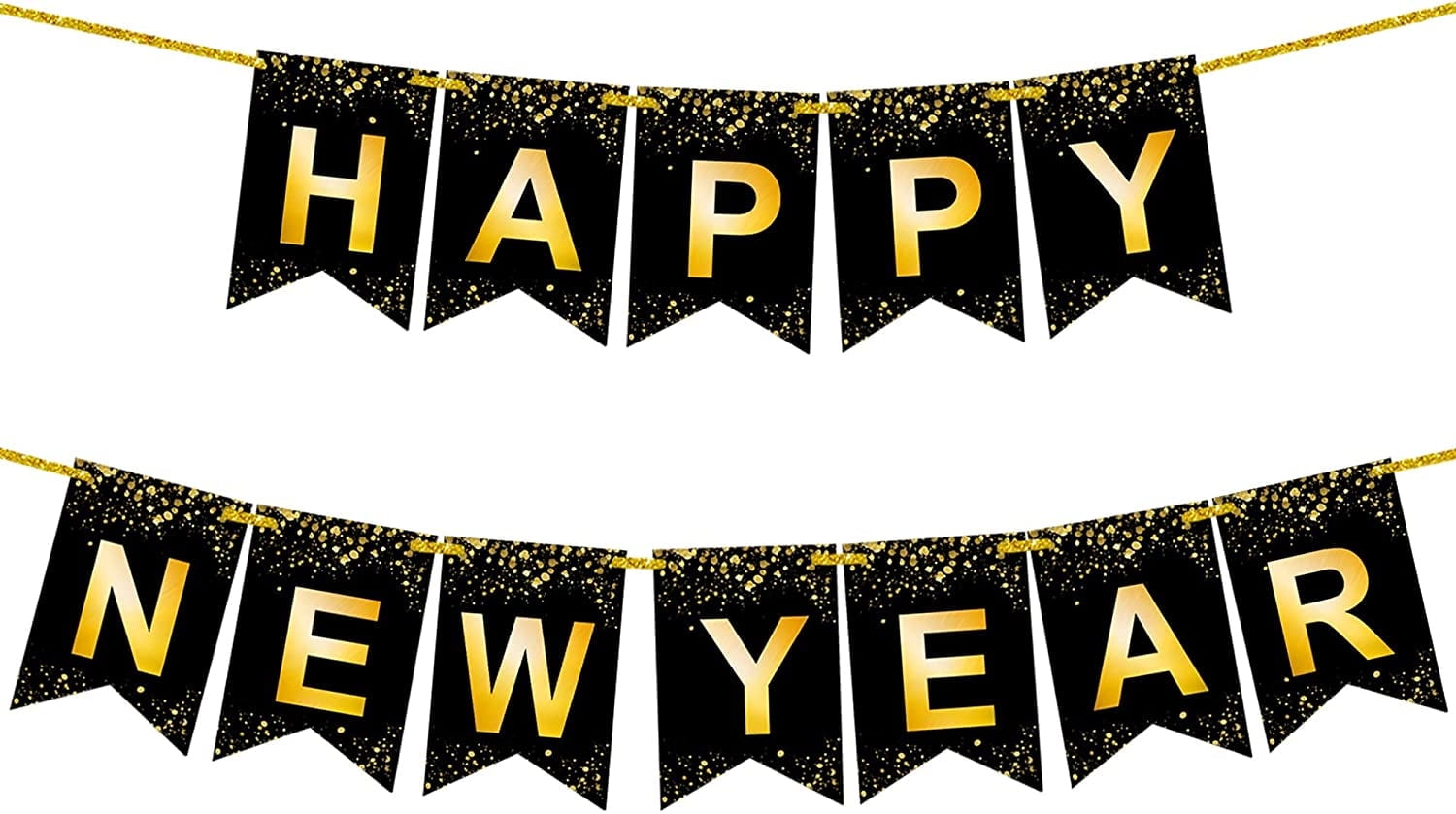 KatchOn, Gold Happy New Year Banner 2026 - Large 10 Feet, No DIY ...