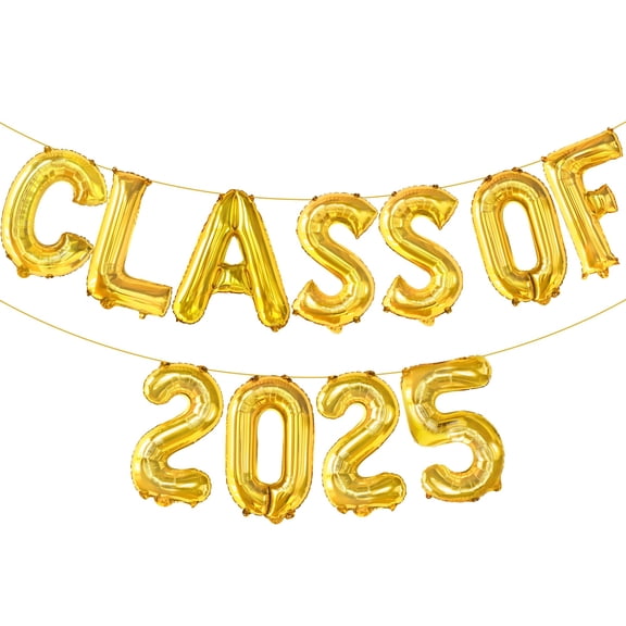 KatchOn, Gold Class of 2026 Balloons - 16 Inch | Graduation Balloons for Grad of 2026 | Class of 2026 Graduation Decorations 2026 | Gold Grad Decorations, Class of 2026 Banner, 2026 Sign