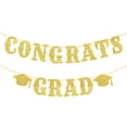 thumbnail image 1 of KatchOn, Gold Glitter Congrats Grad Banner 2026 - No DIY, 10 Feet | Congrats Grad Graduation Decor | Graduation Decorations Class of 2026 | Congratulations Banner for Gold Graduation Decorations 2026, 1 of 6